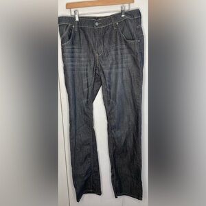100% cotton RW&CO jeans. Men’s 33/34, straight slim leg.  Barely used